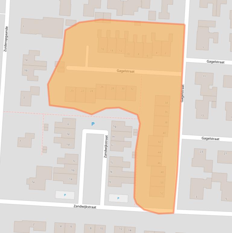 Kaart van postcodegebied 7913BS.