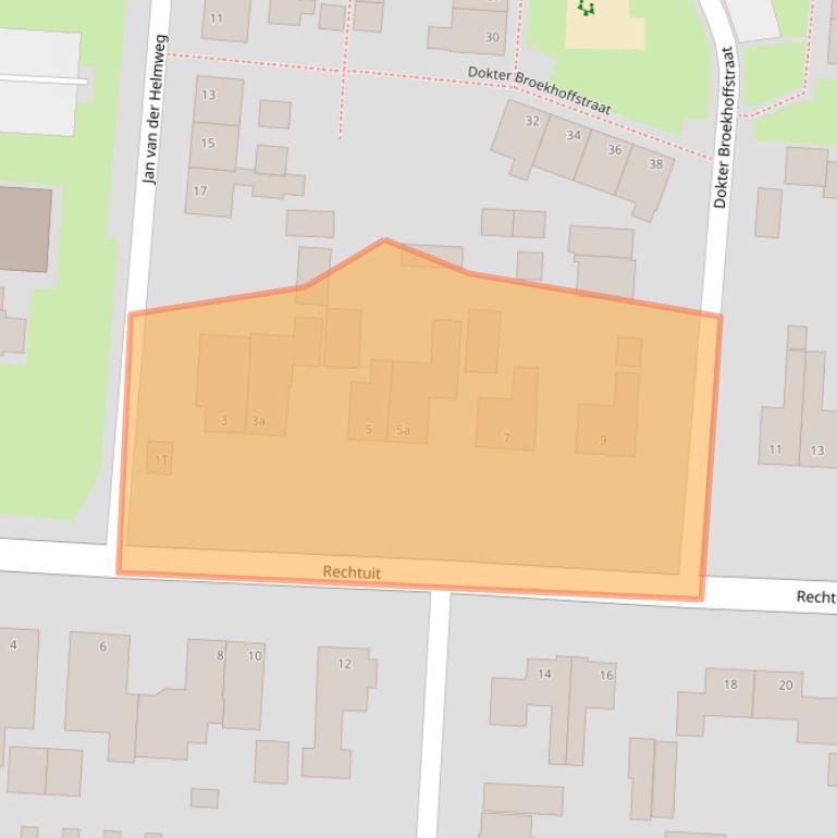 Kaart van postcodegebied 7913BT.