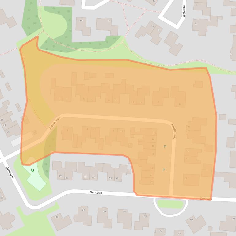 Kaart van postcodegebied 7913CM.