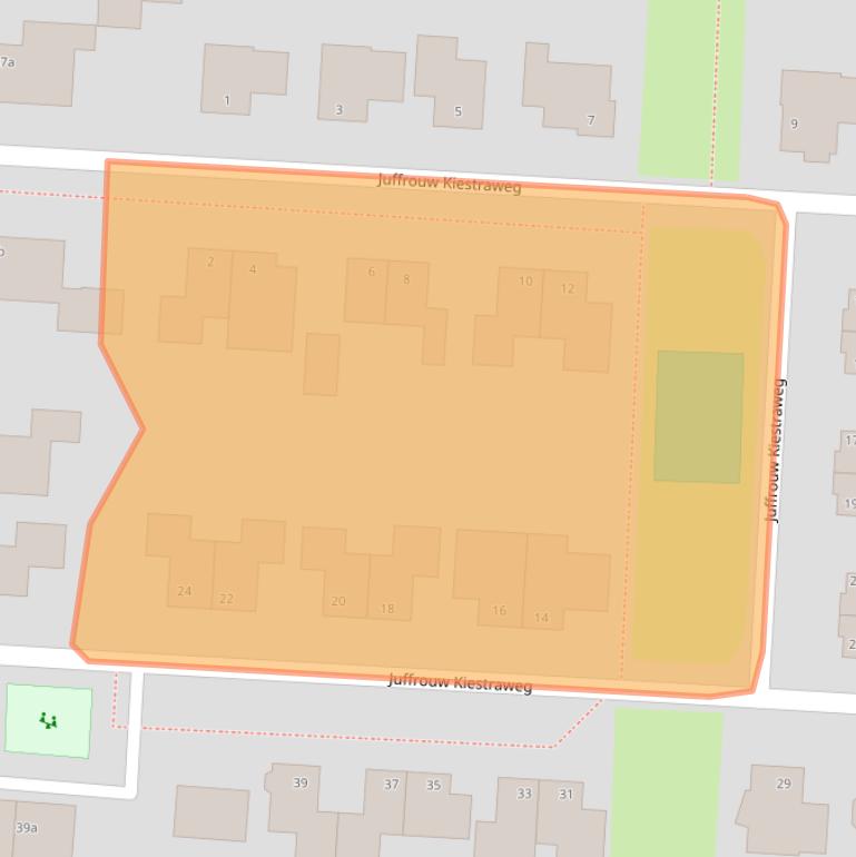 Kaart van postcodegebied 7913EC.