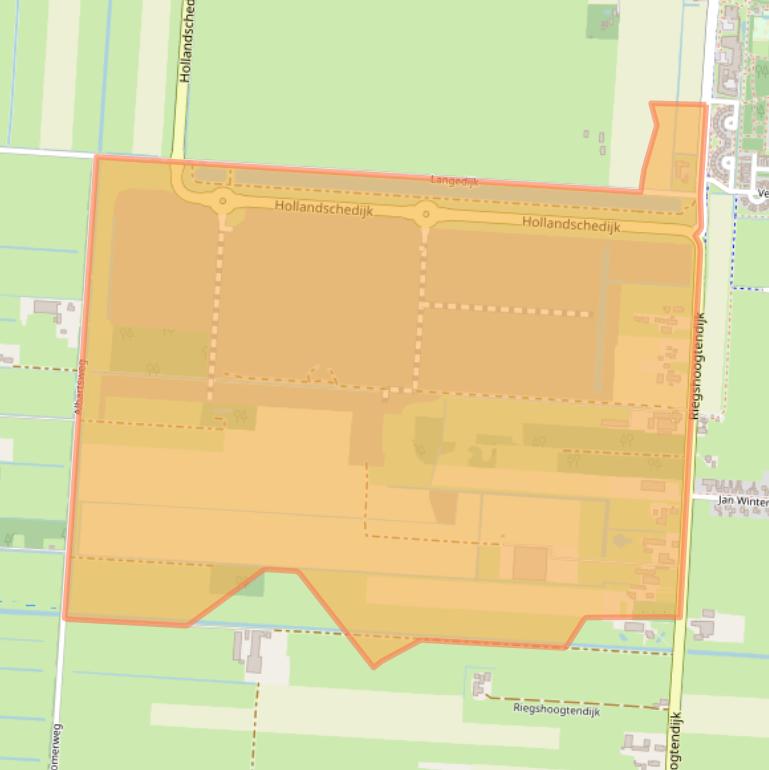 Kaart van postcodegebied 7913TB.