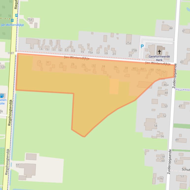 Kaart van postcodegebied 7913TG.