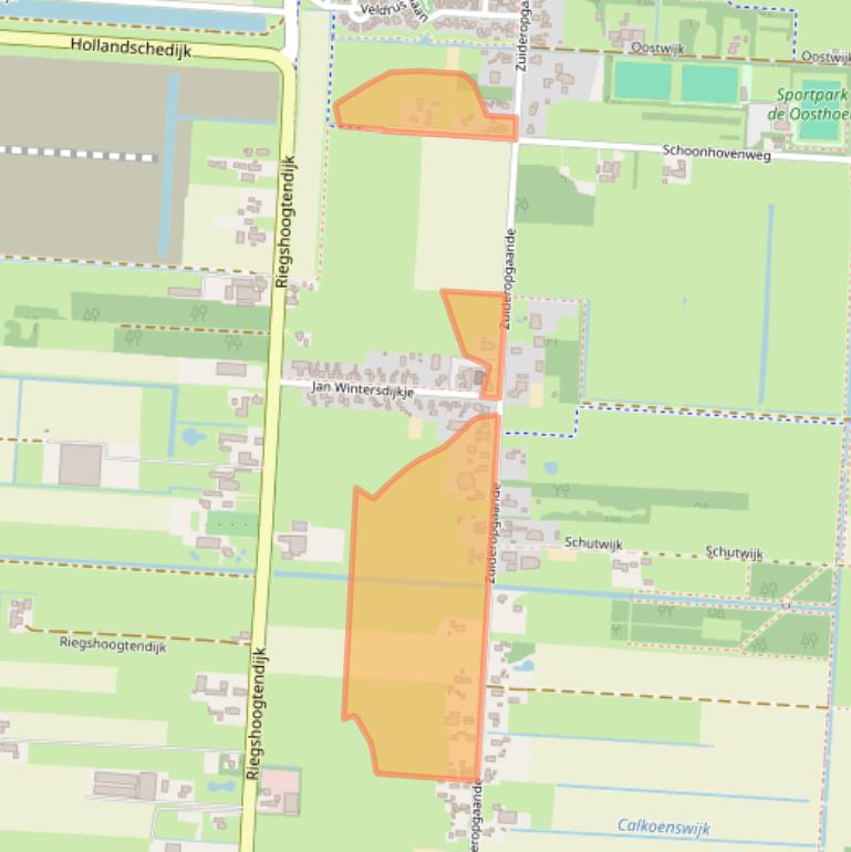 Kaart van postcodegebied 7913TN.