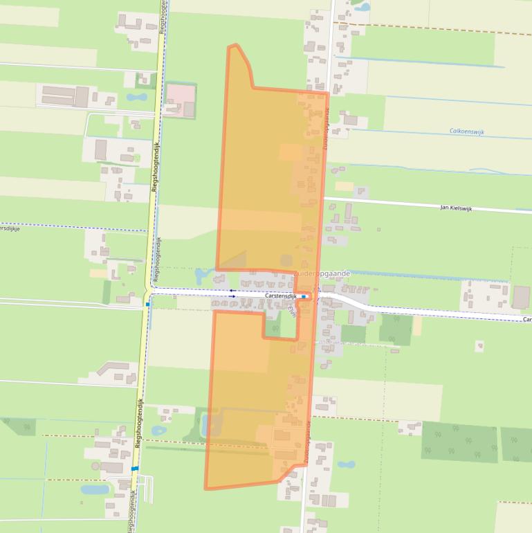 Kaart van postcodegebied 7913TP.