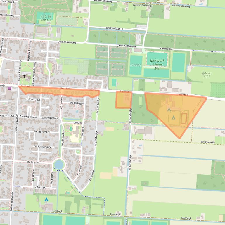 Kaart van postcodegebied 7913VK.