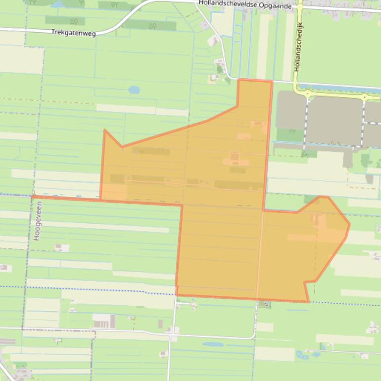 Kaart van postcodegebied 7913VL.