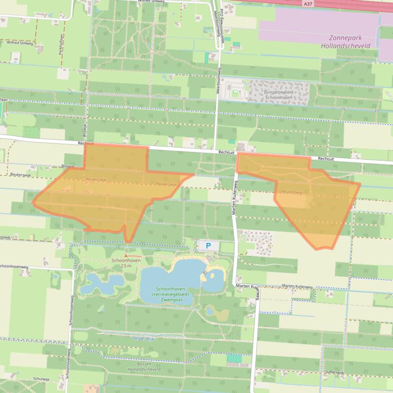 Kaart van postcodegebied 7913VS.