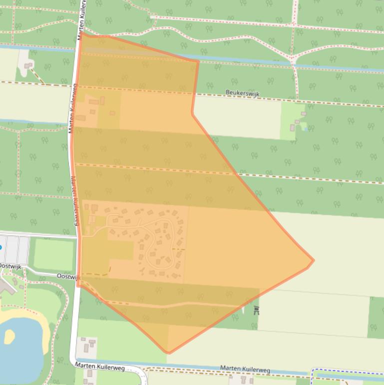 Kaart van postcodegebied 7913VT.