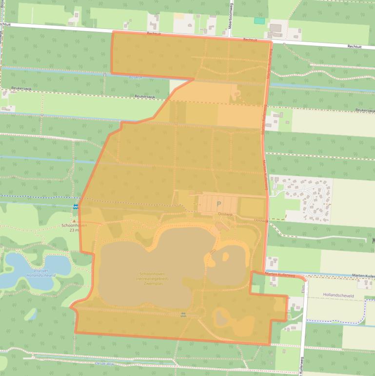 Kaart van postcodegebied 7913XG.
