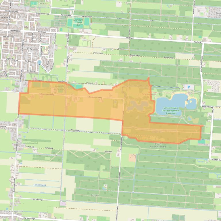 Kaart van postcodegebied 7913XH.