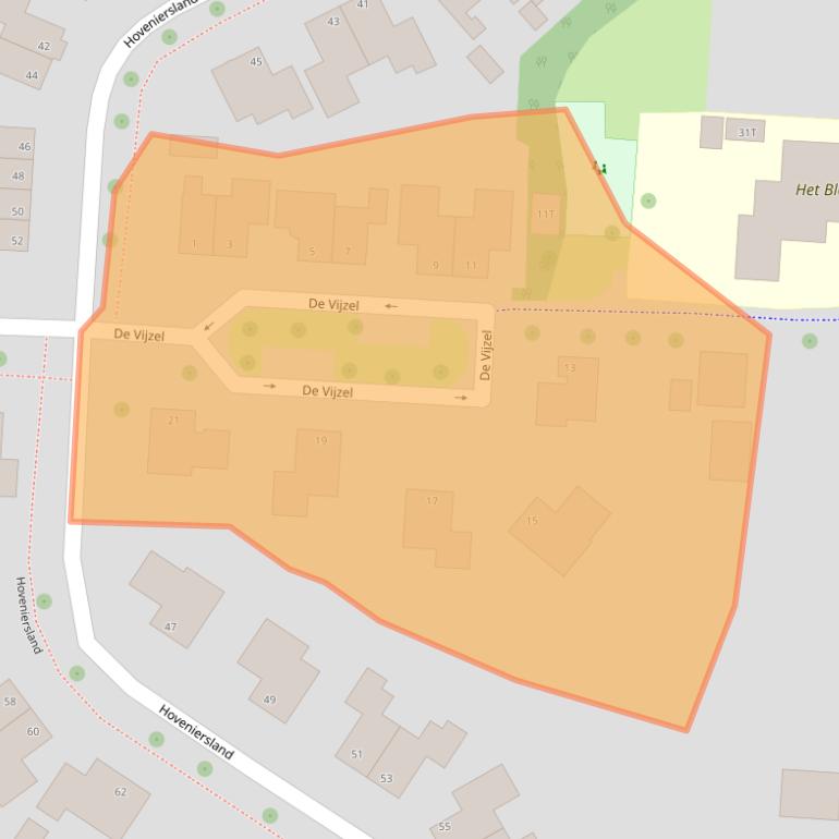 Kaart van postcodegebied 7914NE.