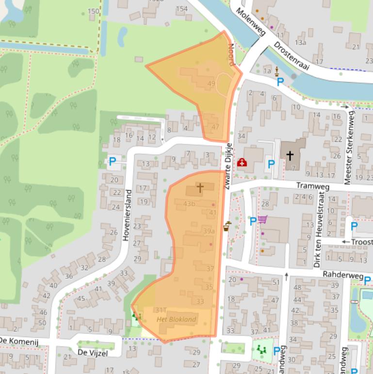 Kaart van postcodegebied 7914PB.