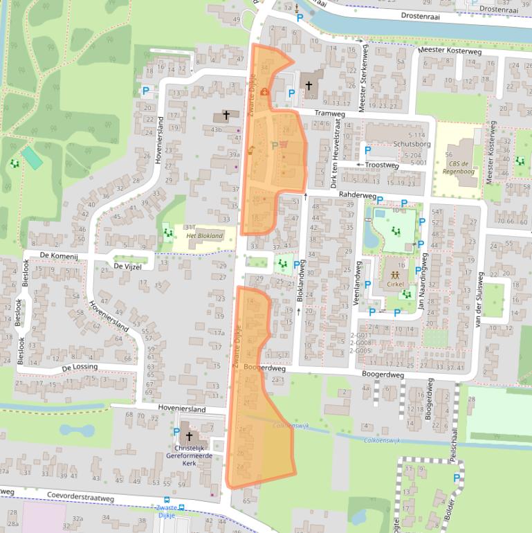 Kaart van postcodegebied 7914PC.