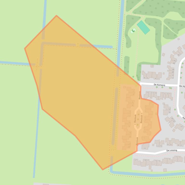 Kaart van postcodegebied 7914PD.