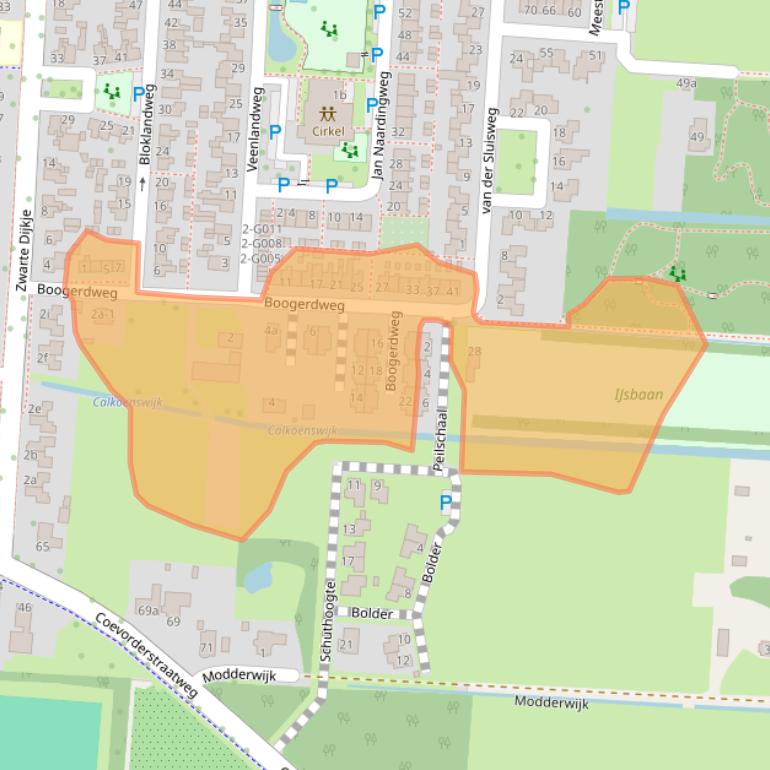 Kaart van postcodegebied 7914PK.