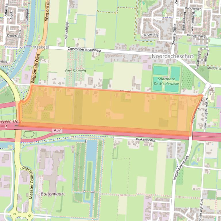 Kaart van postcodegebied 7914TJ.