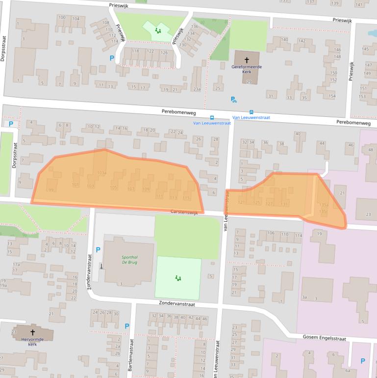 Kaart van postcodegebied 7916PK.