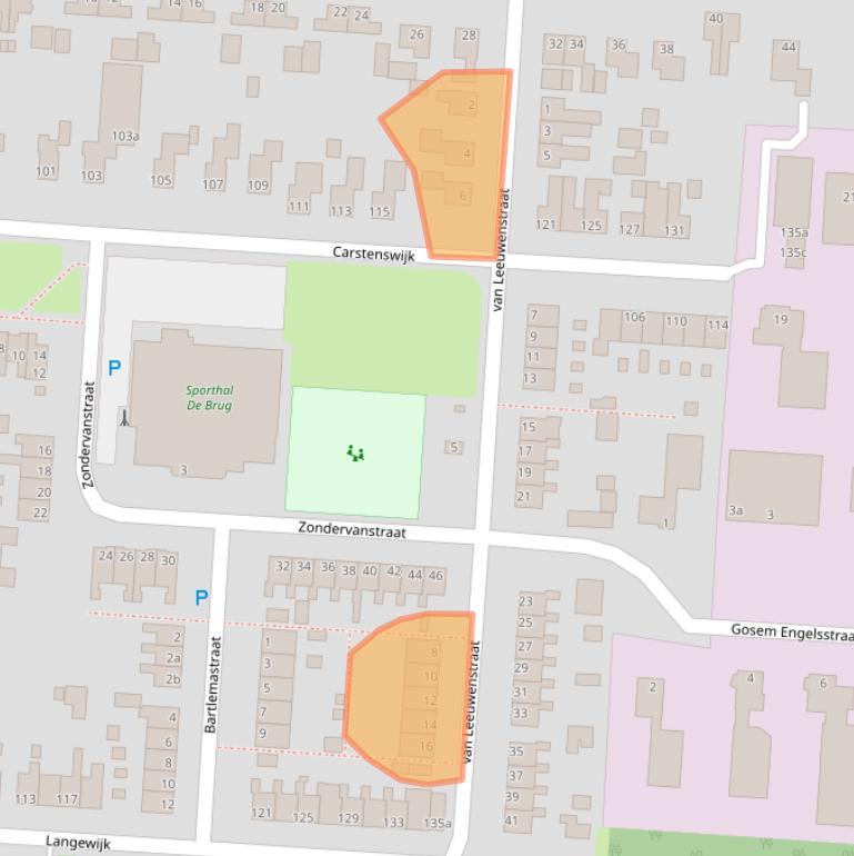 Kaart van postcodegebied 7916PR.