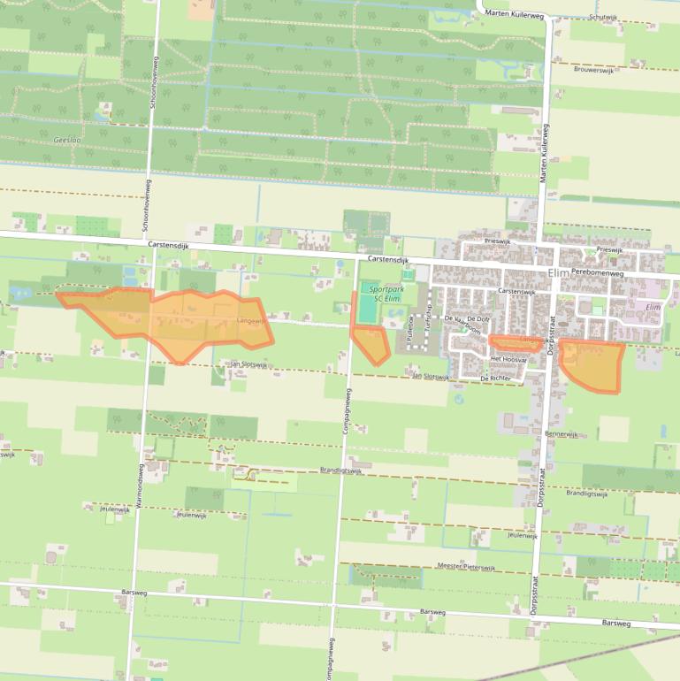 Kaart van postcodegebied 7916PT.