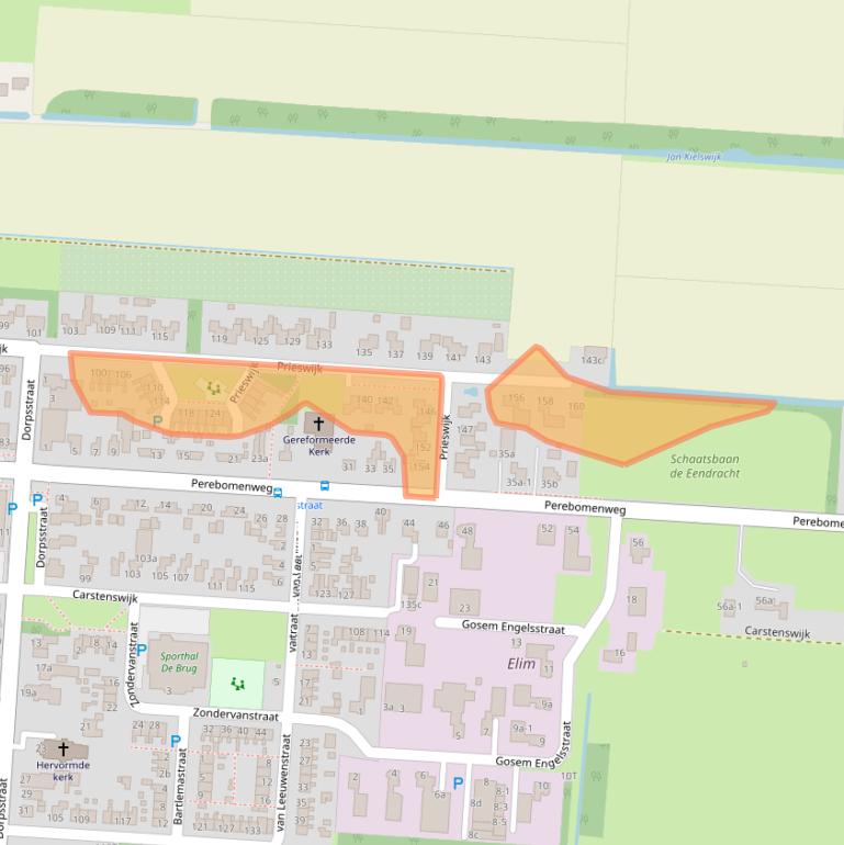 Kaart van postcodegebied 7916RM.