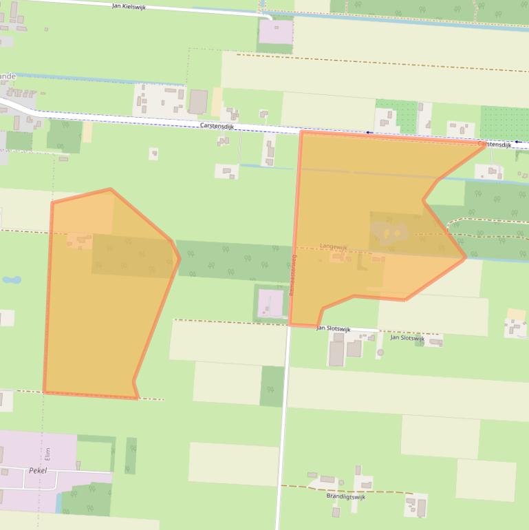 Kaart van postcodegebied 7916TC.