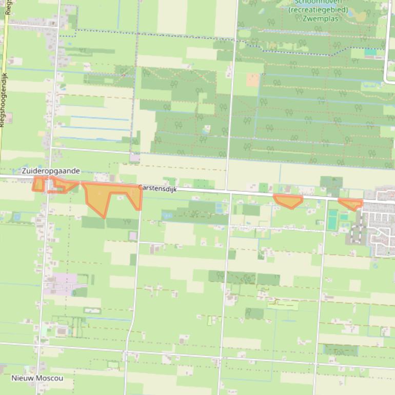 Kaart van postcodegebied 7916TS.