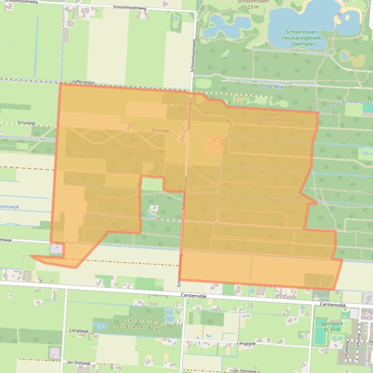 Kaart van postcodegebied 7916TT.