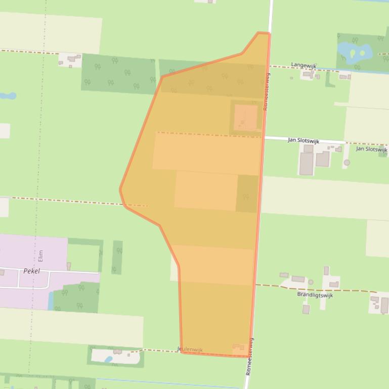 Kaart van postcodegebied 7916TW.