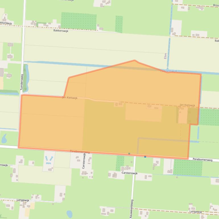 Kaart van postcodegebied 7916VD.