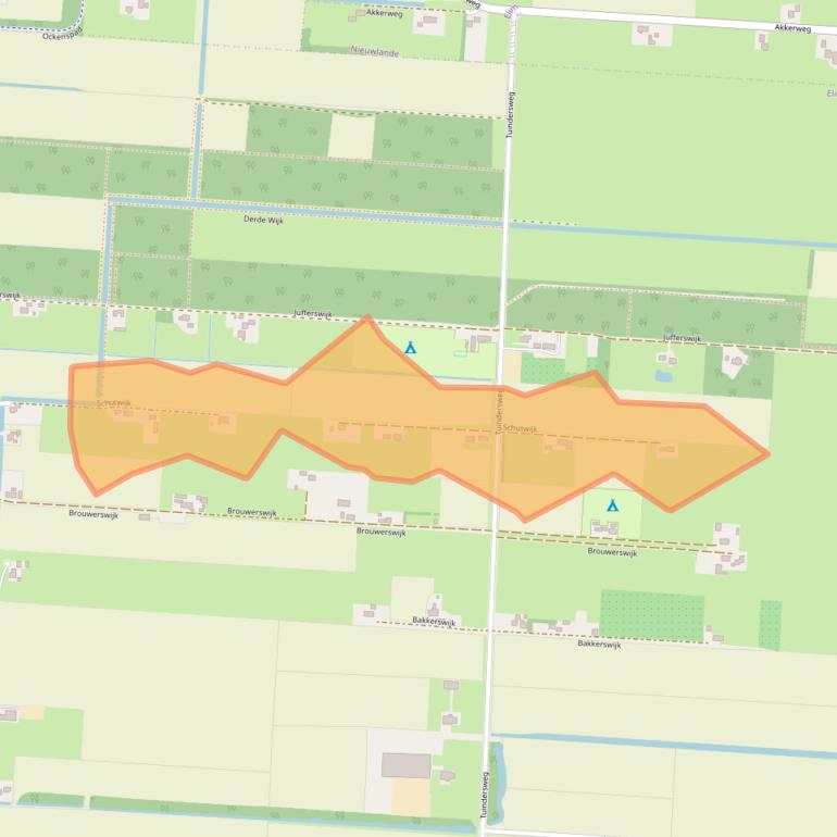 Kaart van postcodegebied 7916VL.