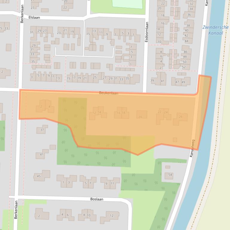Kaart van postcodegebied 7917PL.