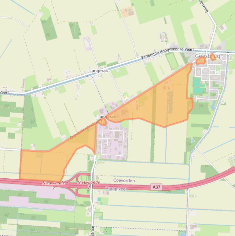 Kaart van postcodegebied 7917PP.