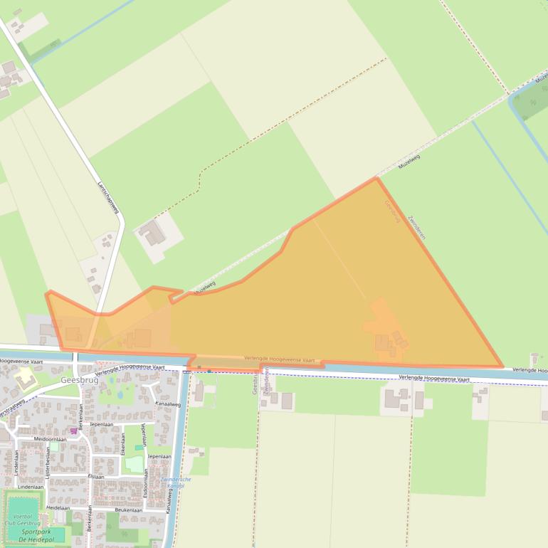 Kaart van postcodegebied 7917PV.