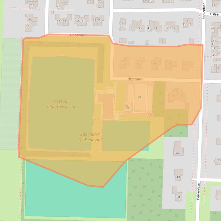 Kaart van postcodegebied 7917RD.