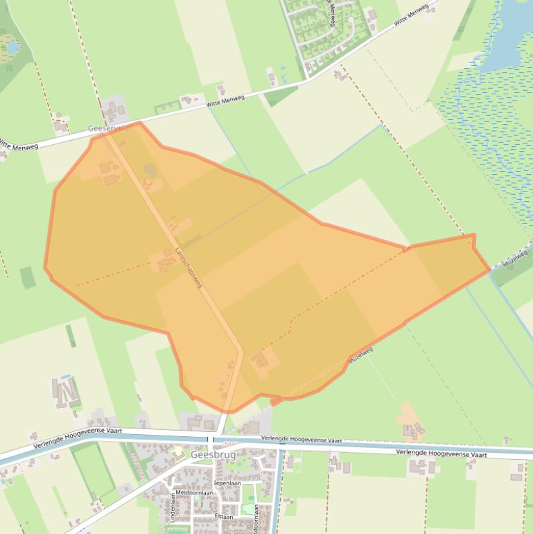 Kaart van postcodegebied 7917TJ.