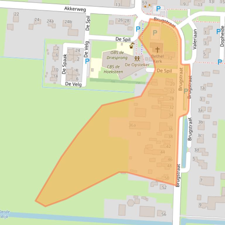 Kaart van postcodegebied 7918AE.