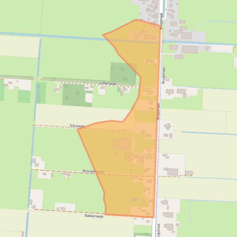 Kaart van postcodegebied 7918AG.