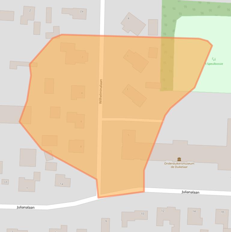 Kaart van postcodegebied 7918AS.