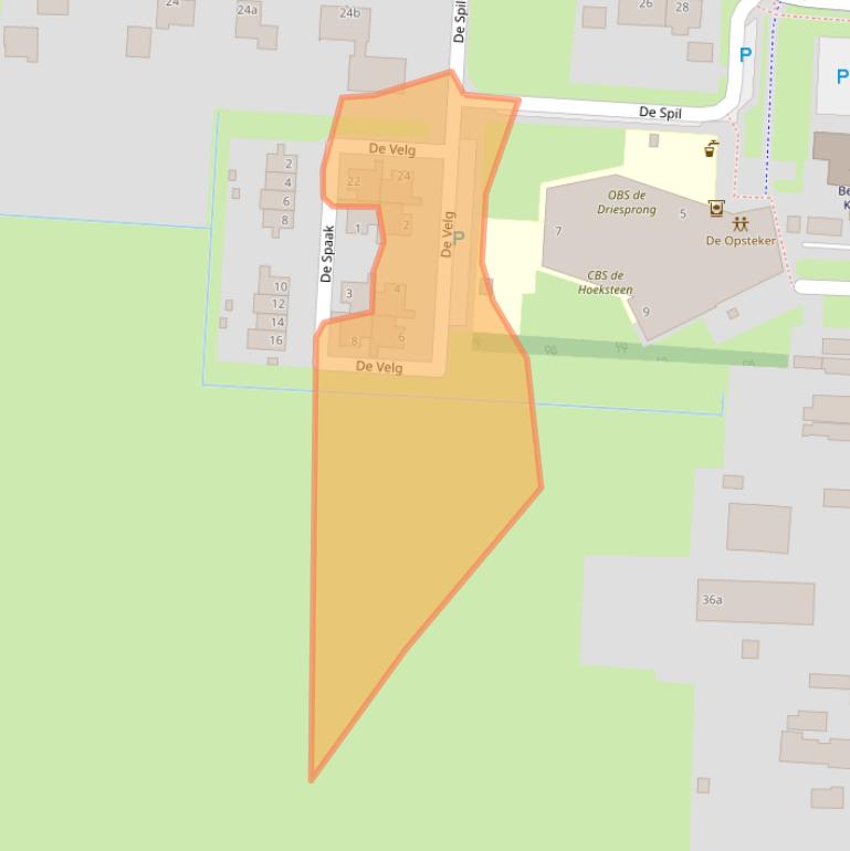 Kaart van postcodegebied 7918TL.