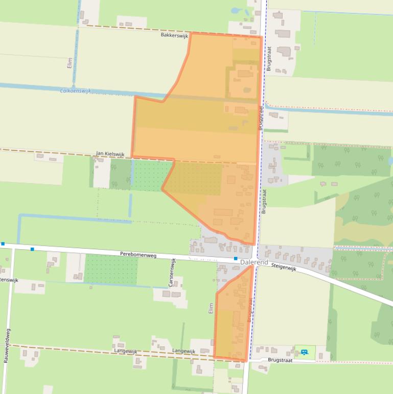 Kaart van postcodegebied 7918TN.