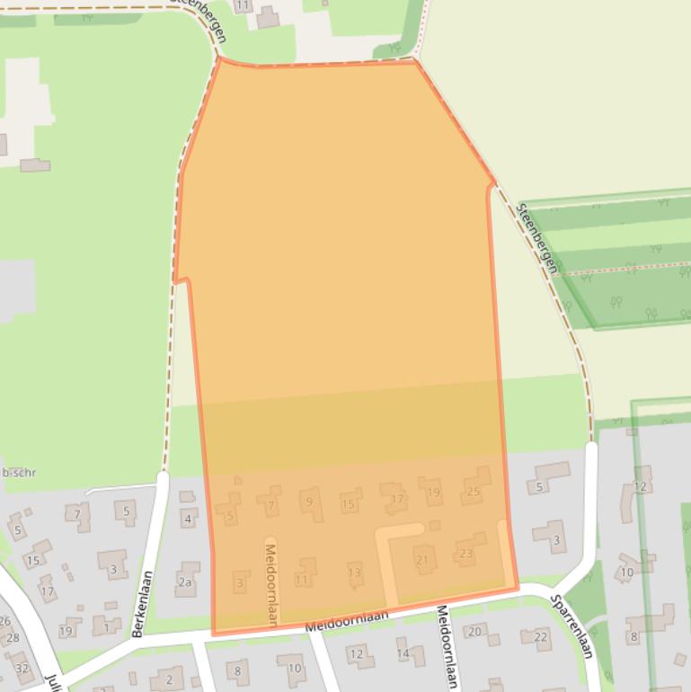 Kaart van postcodegebied 7921BK.