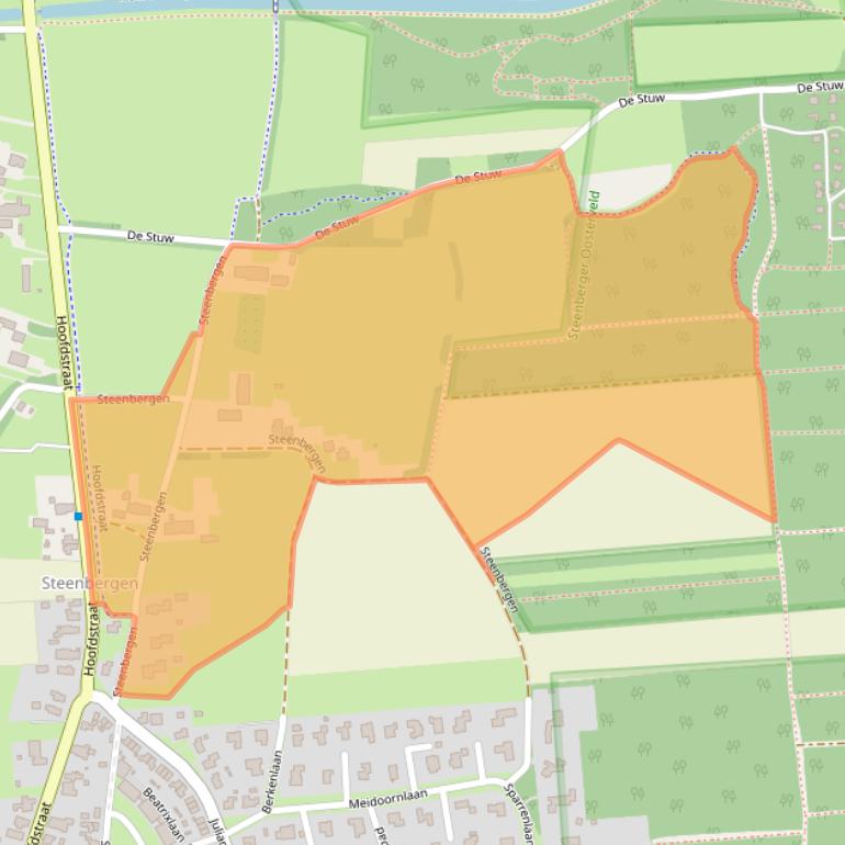 Kaart van postcodegebied 7921BV.