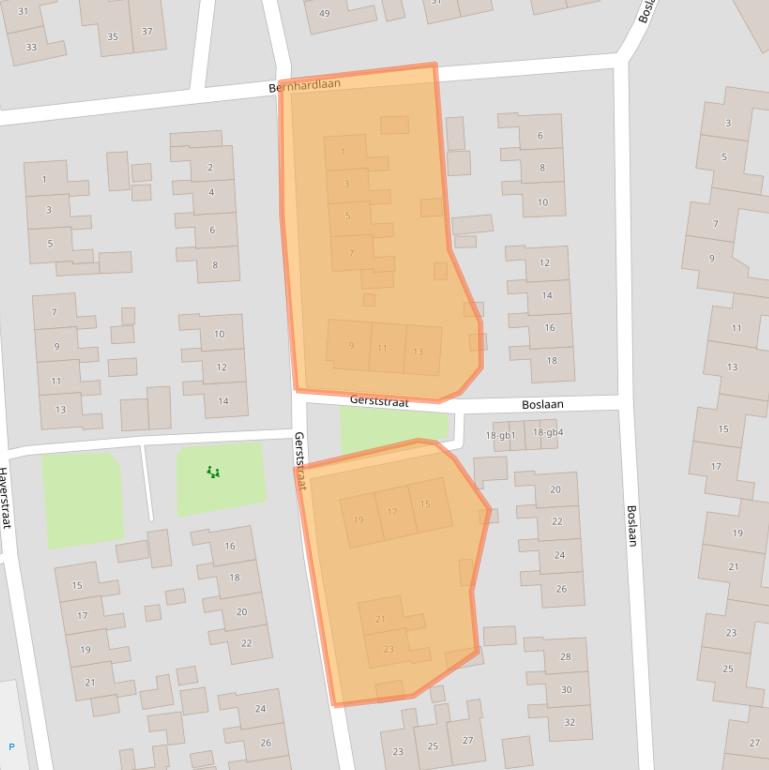 Kaart van postcodegebied 7921CH.