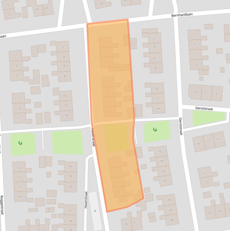 Kaart van postcodegebied 7921CK.