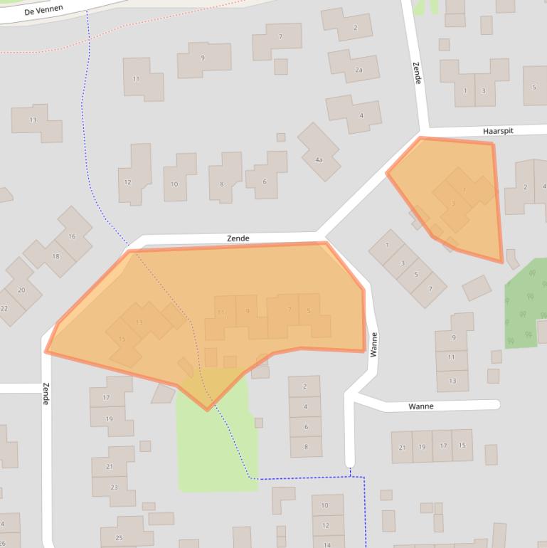 Kaart van postcodegebied 7921DB.