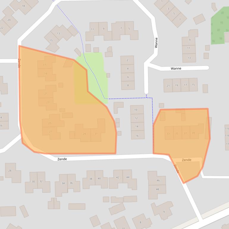 Kaart van postcodegebied 7921DC.