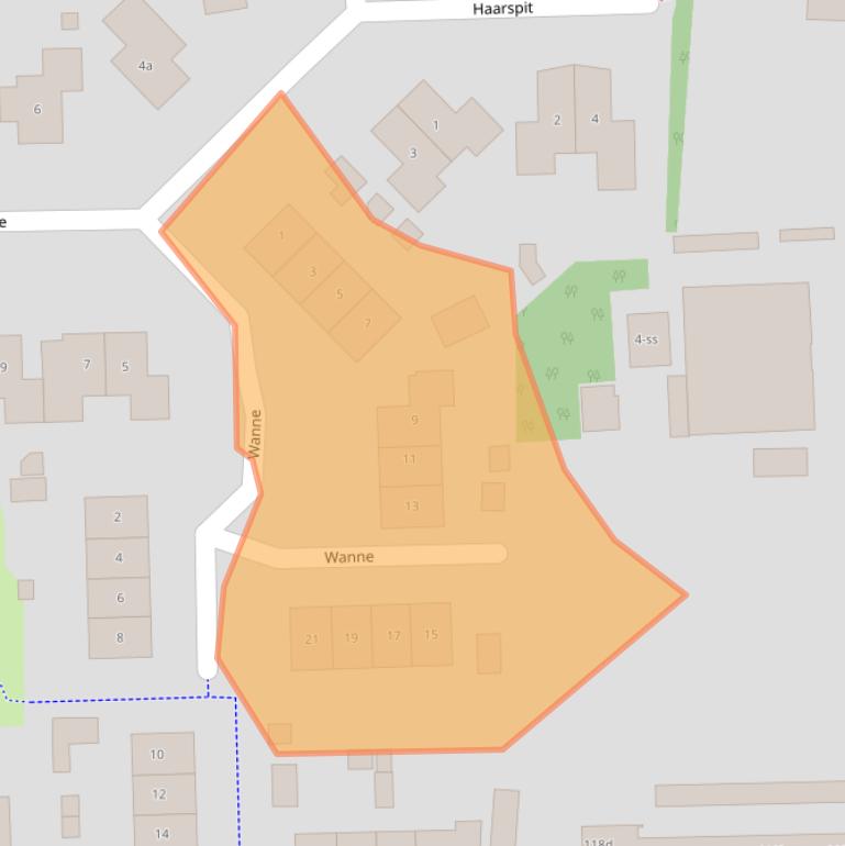 Kaart van postcodegebied 7921DL.