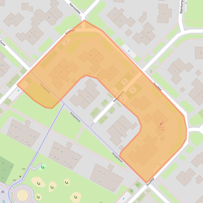 Kaart van postcodegebied 7921EJ.