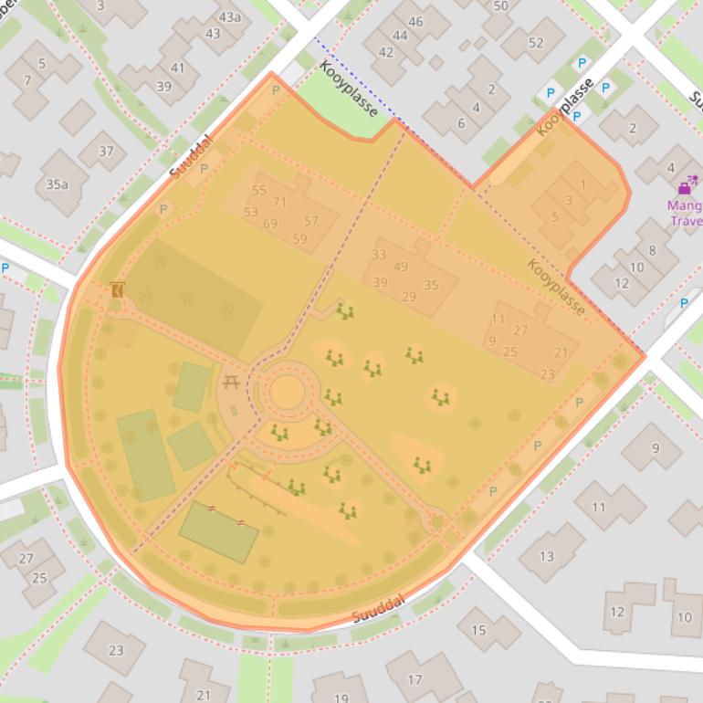 Kaart van postcodegebied 7921EM.