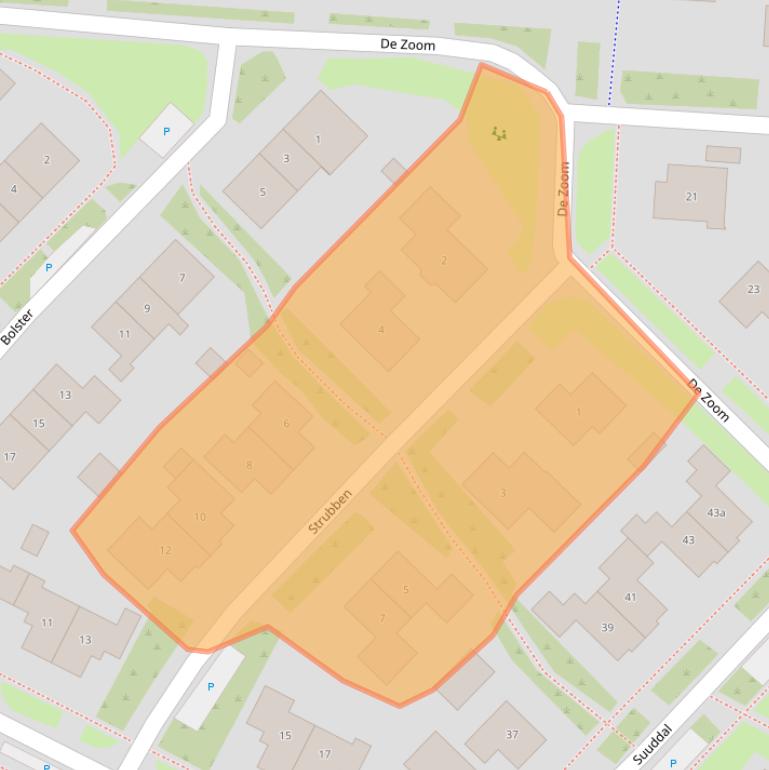 Kaart van postcodegebied 7921ER.